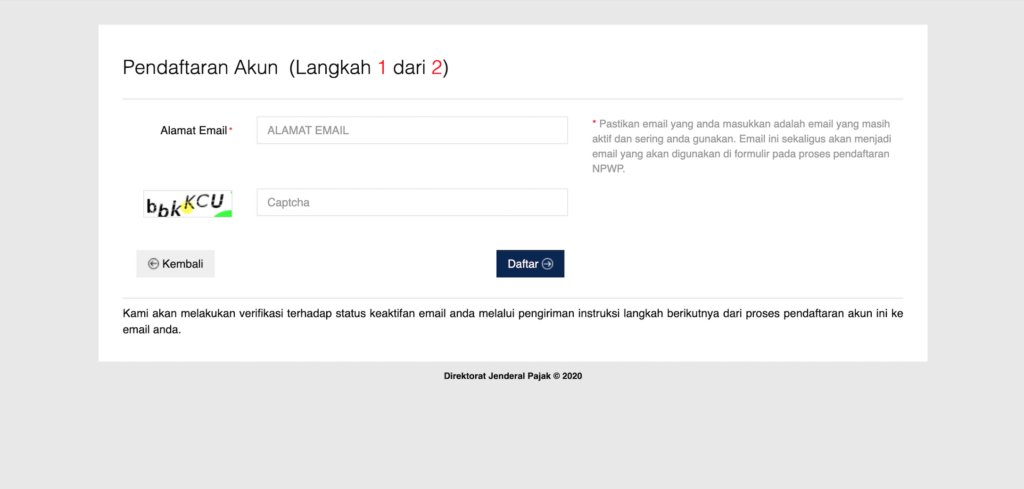 cara membuat npwp online dengan mudah di halaman DJP